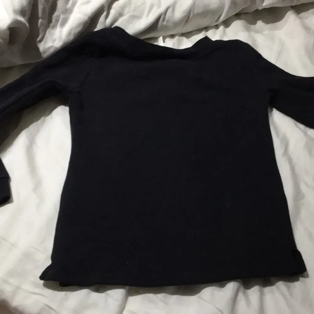 Carters 4t Black sweatshirt with bunny worn once